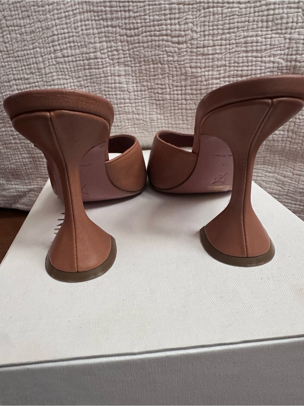 AMINA MUADDI LUPITA Nappa leather in Nude 95MM  Heel 36 6 - Picture 2 of 14